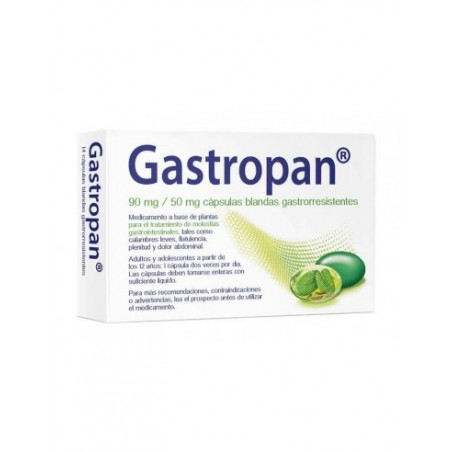  GASTROPAN 90 MG/50 MG 14 CAPSULAS BLANDAS GASTRORRESISTENTES 
