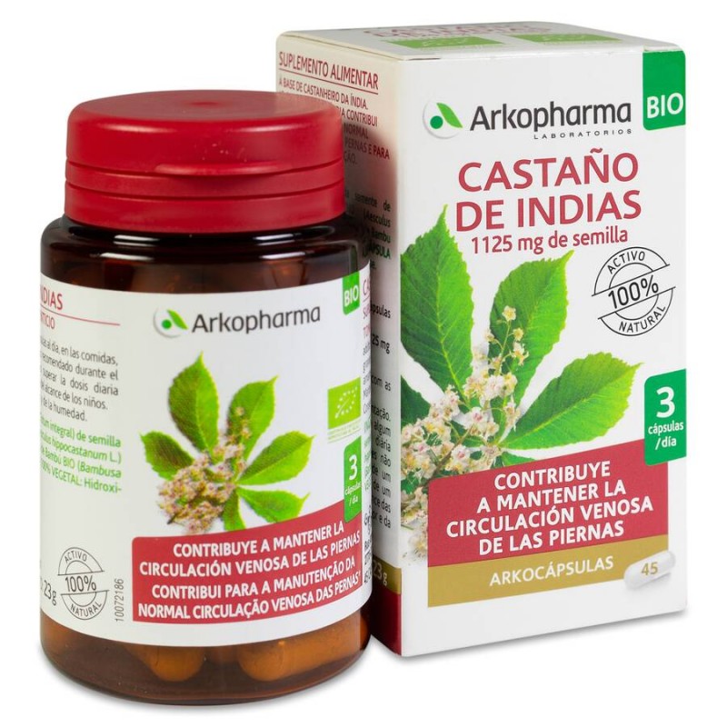 ARKOCAPS CASTAÑO DE INDIAS BIO 45 CAPSULAS ARKOCAPS CASTAÑO DE INDIAS BIO 45 CAPSULAS