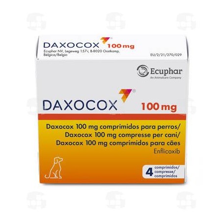  DAXOCOX 100 MG 4 COMP ECUPHAR 