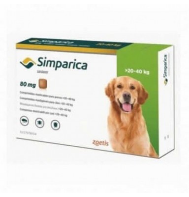 SIMPARICA 80 MG 3 COMP 20-40 K