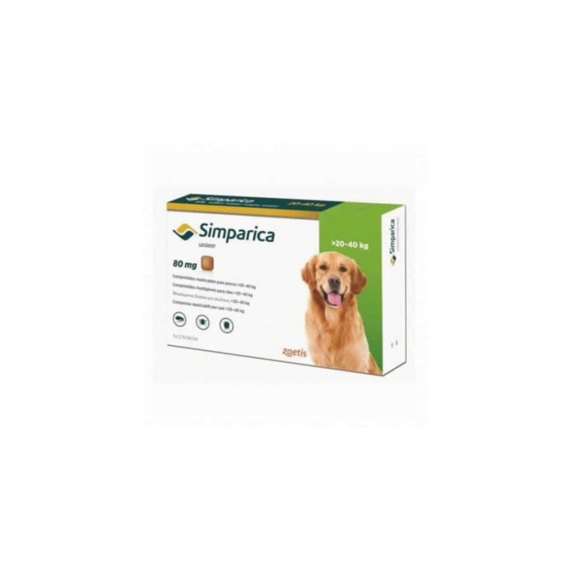 SIMPARICA 80 MG 3 COMP 20-40 K SIMPARICA 80 MG 3 COMP 20-40 K