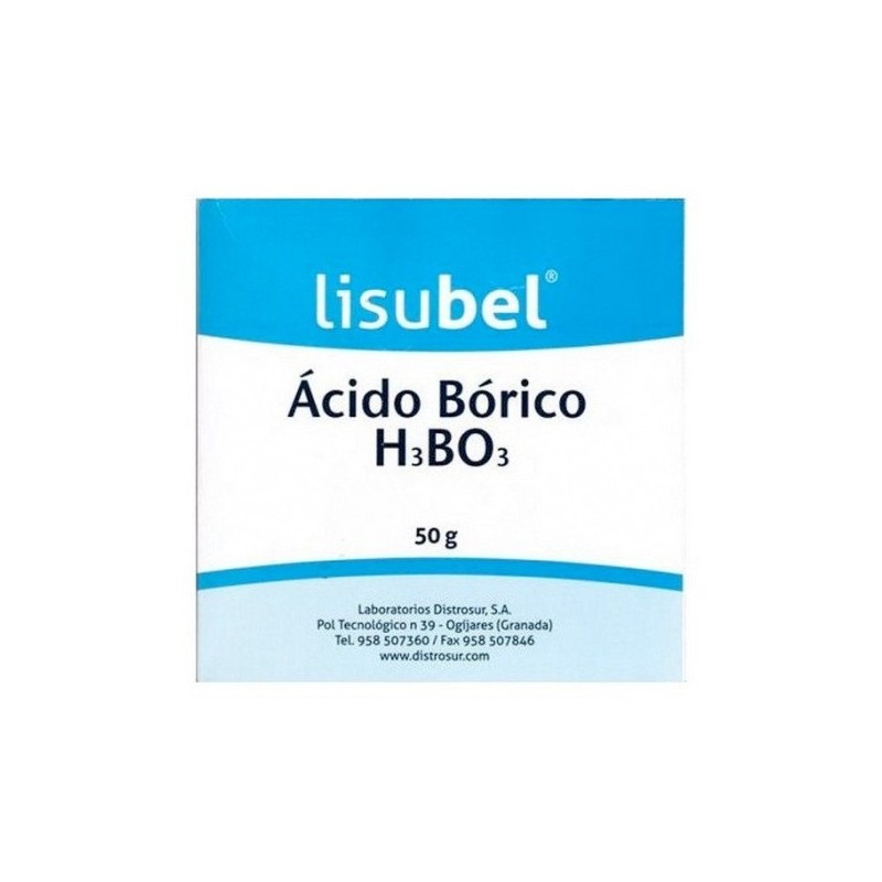 ACIDO BORICO LISUBEL POLVO 50 GR ACIDO BORICO LISUBEL POLVO 50 GR