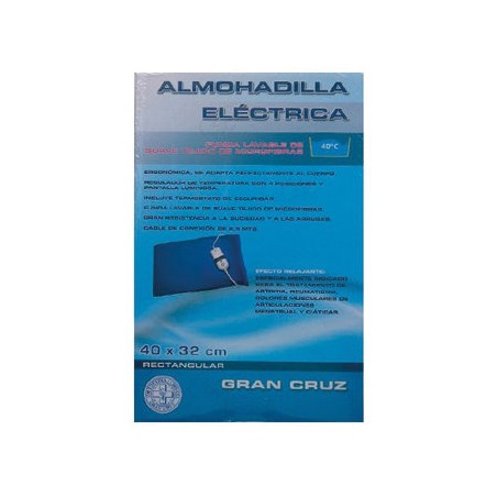  ALMOHADILLA ELECT GRAN CRUZ RECTANGULAR 40 X 32 CM 