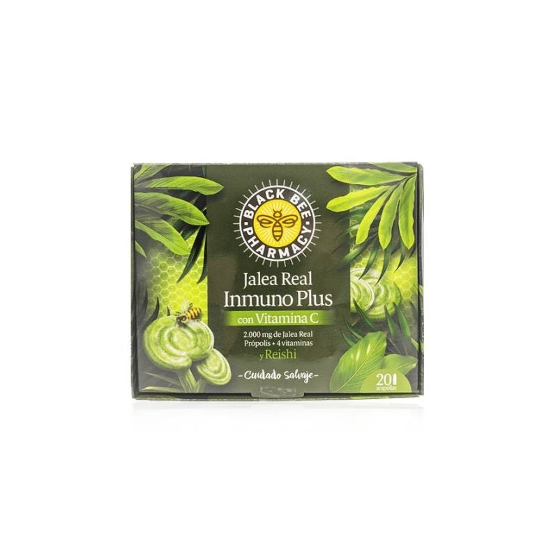 BLACK BEE PHARMACY JALEA INMUNO + 20 VIALES 10 ML BLACK BEE PHARMACY JALEA INMUNO + 20 VIALES 10 ML