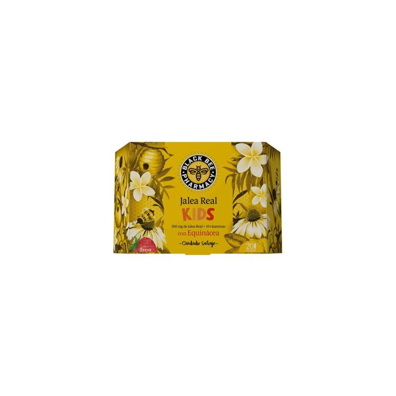BLACK BEE PHARMACY JALEA KIDS 20 VIALES 10 ML BLACK BEE PHARMACY JALEA KIDS 20 VIALES 10 ML