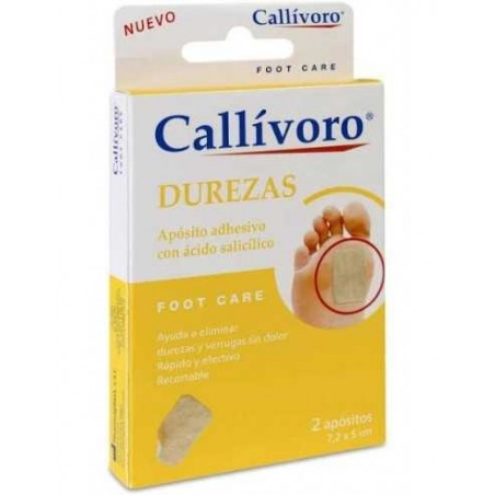  CALLIVORO DUREZAS APOSITO DE TEJIDO 2 APOSITOS 7,2 CM X 5 CM 