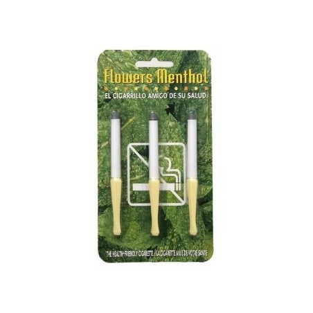  CIGARRILLOS FLOWER 3 PIEZAS 