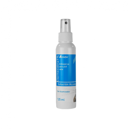  CLORHEXIDINA BETAFAR 1% SOLUCION ACUOSA FRASCO ATOMIZADOR 60 ML 