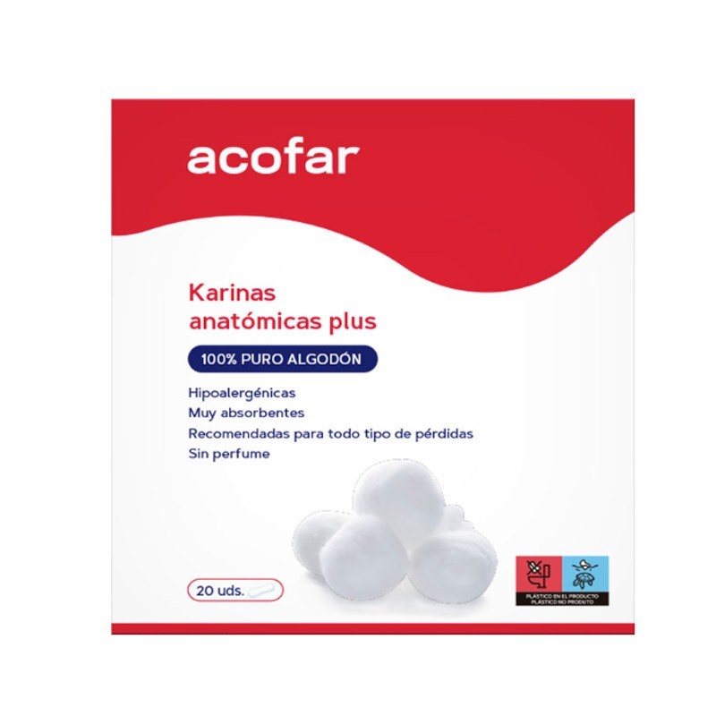 ACOFAR COMP KARINAS ALGODON 20 UDS ACOFAR COMP KARINAS ALGODON 20 UDS
