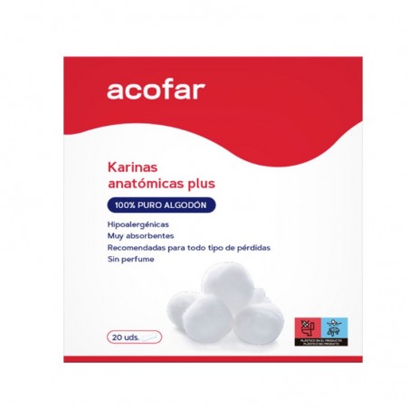  ACOFAR COMP KARINAS ALGODON 20 UDS 