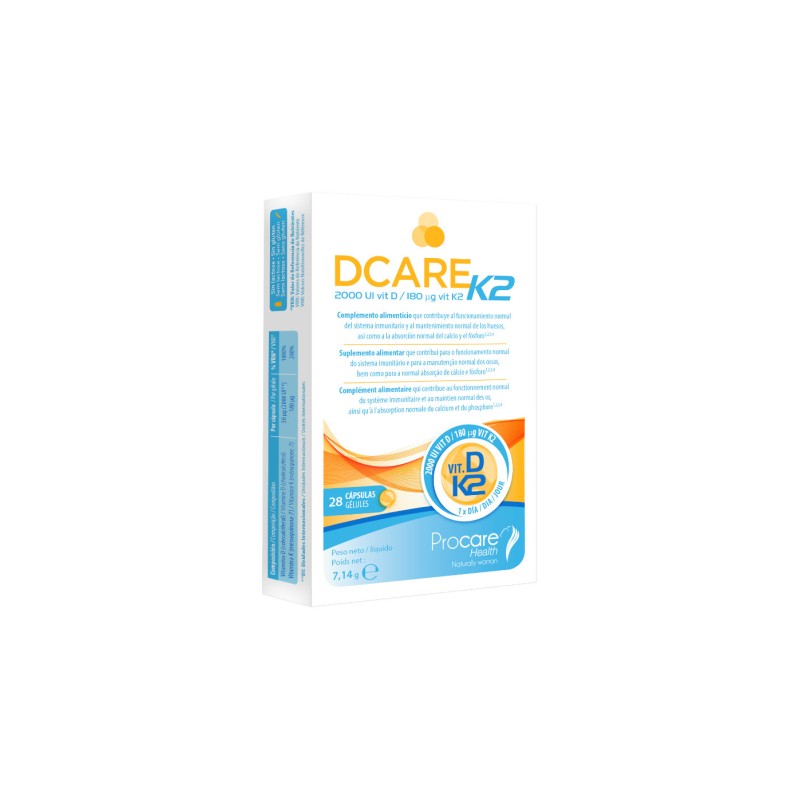 DCARE K2 28 CAPSULAS DCARE K2 28 CAPSULAS