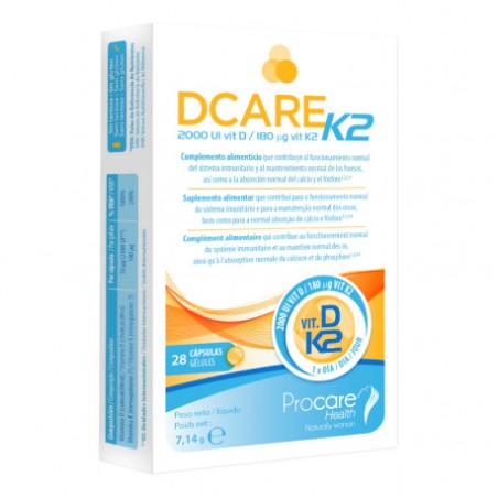  DCARE K2 28 CAPSULAS 