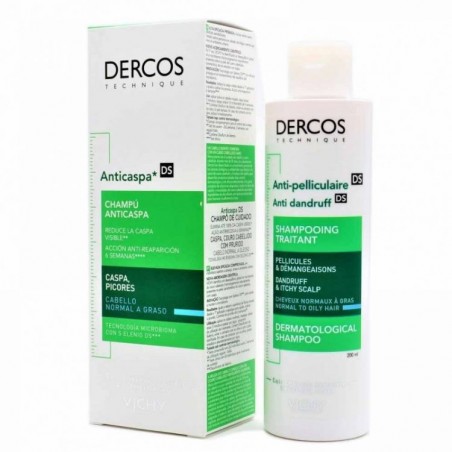  DERCOS CHAMPU ANTICASPA GRASA 200 ML 
