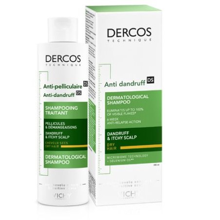  DERCOS CHAMPU ANTICASPA SECA 200 ML 