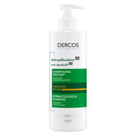  DERCOS CHAMPU ANTICASPA SECO 390 ML 