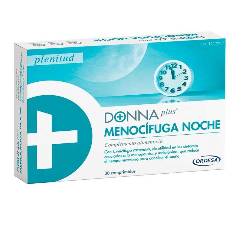 DONNA PLUS MENOCIFUGA NOCHE 30 COMPRIMIDOS DONNA PLUS MENOCIFUGA NOCHE 30 COMPRIMIDOS