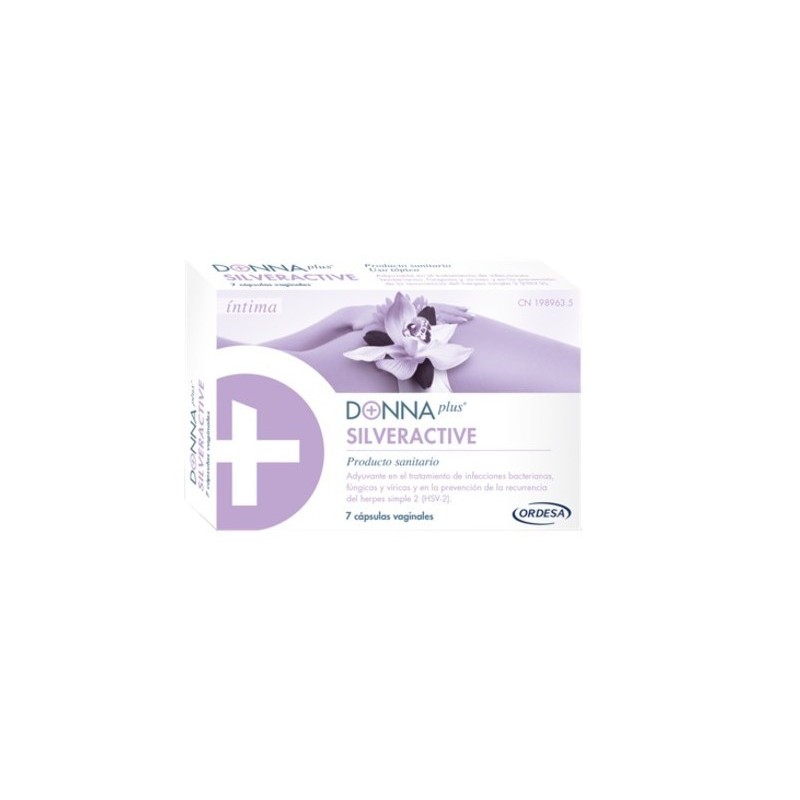 DONNA PLUS SILVERACTIVE 7 CAPSULAS VAGINALES DONNA PLUS SILVERACTIVE 7 CAPSULAS VAGINALES