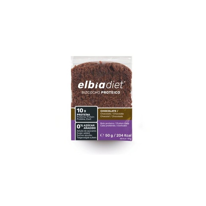 ELBIA BIZCOCHO DE CHOCOLATE 50 G ELBIA BIZCOCHO DE CHOCOLATE 50 G