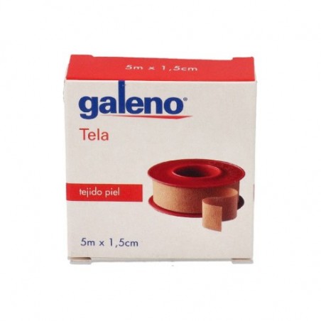  ESPARADRAPO GALENO TELA 1 UNIDAD 5 M X 1,5 CM COLOR PIEL 