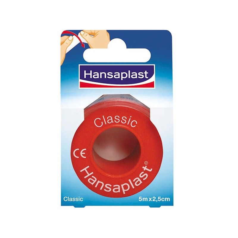 ESPARADRAPO HANSAPLAST 1 UNIDAD 5 M X 2,5 CM ESPARADRAPO HANSAPLAST 1 UNIDAD 5 M X 2,5 CM