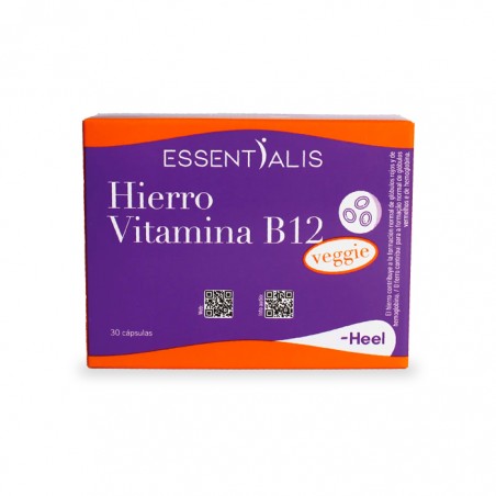  ESSENTIALIS HIERRO VITAMINA B12 VEGGIE 30 CAPSULAS 