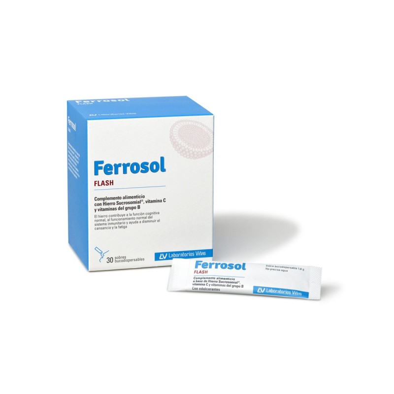FERROSOL FLASH 30 SOBRES FERROSOL FLASH 30 SOBRES