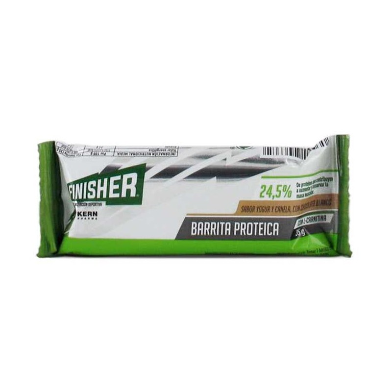 FINISHER BARRITAS PROTEICAS YOGUR Y CANELA CON L 20 BARRITAS FINISHER BARRITAS PROTEICAS YOGUR Y CANELA CON L 20 BARRITAS