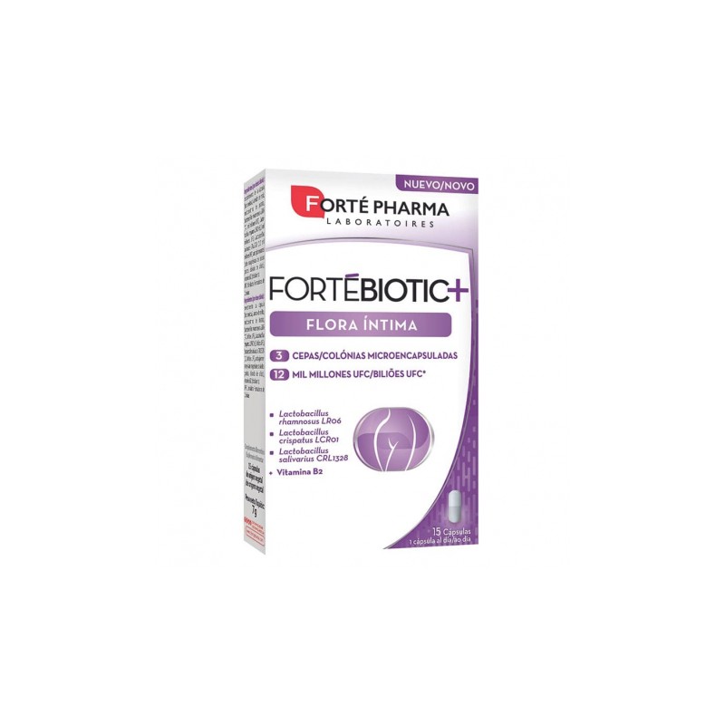 FORTEBIOTIC+ FLORA INTIMA 15 CAPSULAS FORTEBIOTIC+ FLORA INTIMA 15 CAPSULAS