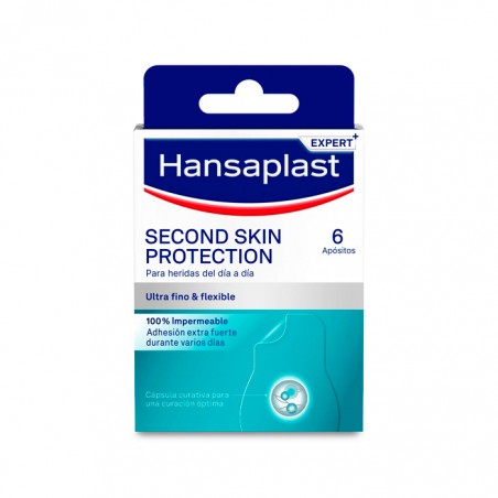  HANSAPLAST SECOND SKIN PROTECTION 6 PARCHES 73 MM X 36 MM 