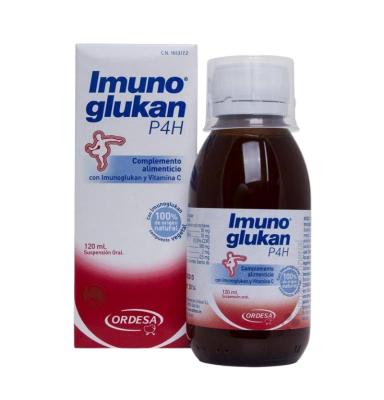 IMUNOGLUKAN P4H JARABE 120 ML