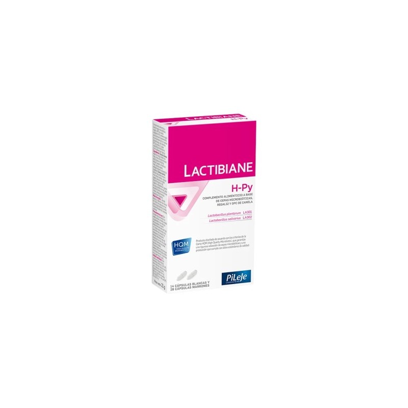 LACTIBIANE HPY 14 CAPSULAS BLANCAS + 28 CAPSULAS MARRONES LACTIBIANE HPY 14 CAPSULAS BLANCAS + 28 CAPSULAS MARRONES