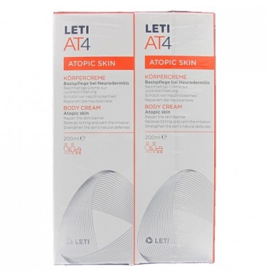 LETI AT4 PACK CREMA CORPORAL 2 X 200 ML