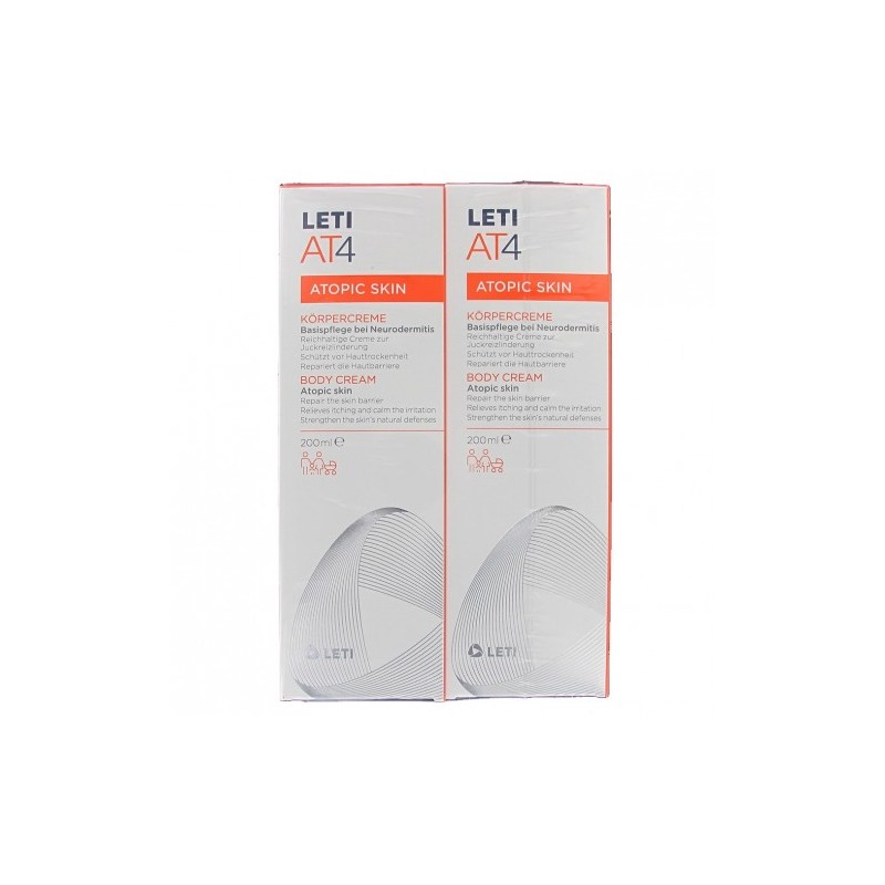 LETI AT4 PACK CREMA CORPORAL 2 X 200 ML LETI AT4 PACK CREMA CORPORAL 2 X 200 ML