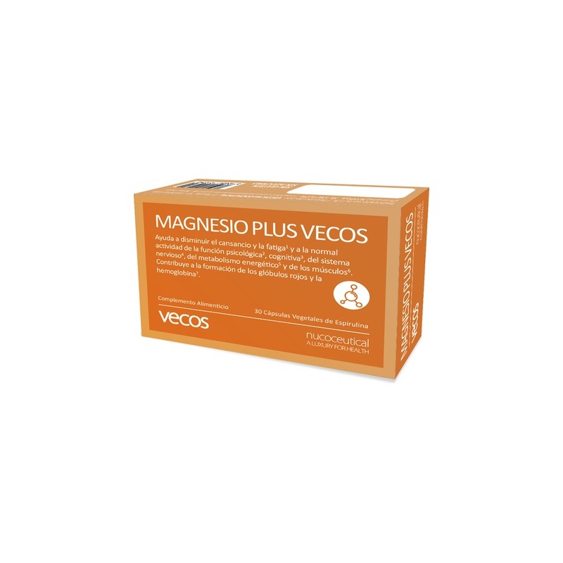 MAGNESIO PLUS VECOS + VITAMINAS B 30 CAPSULAS MAGNESIO PLUS VECOS + VITAMINAS B 30 CAPSULAS