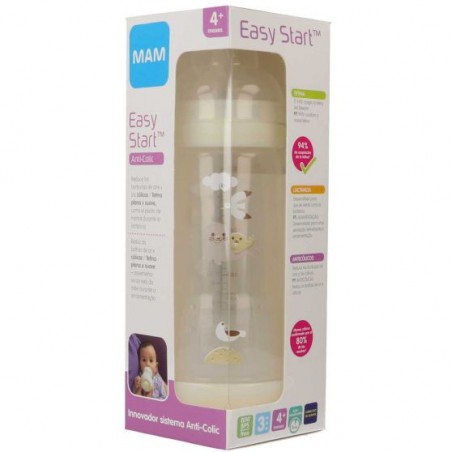  MAM BIBERON ANTI-COLIC EASY START 4+ MESES 320 ML MARFIL 