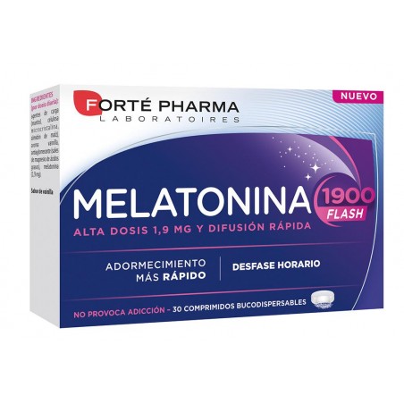  MELATONINA FLASH 1900 30 COMPRIMIDOS BUCODISPERSABLES 