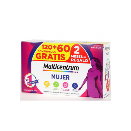  MULTICENTRUM MUJER 90 COMPRIMIDOS + 90 COMPRIMIDOS PACK PROMOCIONAL 