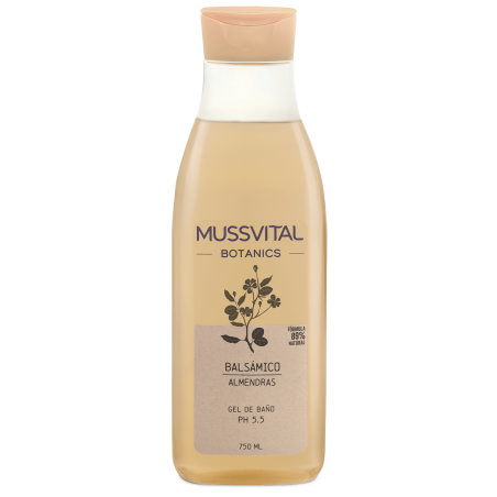  MUSSVITAL ESSENTIALS BOTANICS GEL DE BAÑO ALMENDRA 1 ENVASE 750 ML 