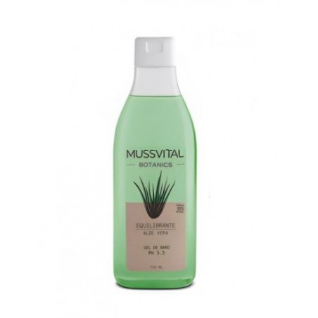  MUSSVITAL ESSENTIALS BOTANICS GEL DE BAÑO ALOE VERA 1 ENVASE 750 ML 