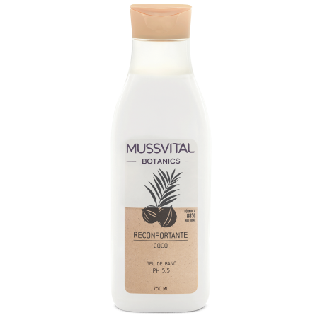  MUSSVITAL ESSENTIALS BOTANICS GEL DE BAÑO COCO 1 ENVASE 750 ML 