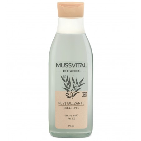  MUSSVITAL ESSENTIALS BOTANICS GEL DE BAÑO EUCALIPTO 1 ENVASE 750 ML 
