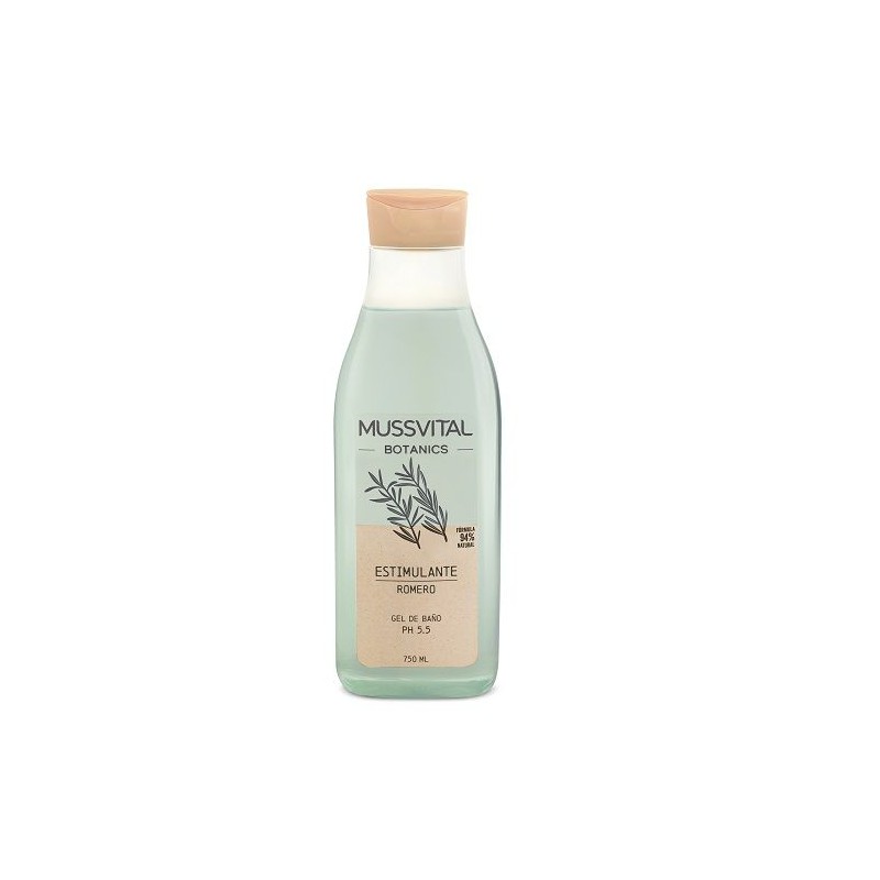 MUSSVITAL ESSENTIALS BOTANICS GEL DE BAÑO ROMERO 1 ENVASE 750 ML MUSSVITAL ESSENTIALS BOTANICS GEL DE BAÑO ROMERO 1 ENVASE 750 ML