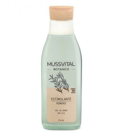  MUSSVITAL ESSENTIALS BOTANICS GEL DE BAÑO ROMERO 1 ENVASE 750 ML 