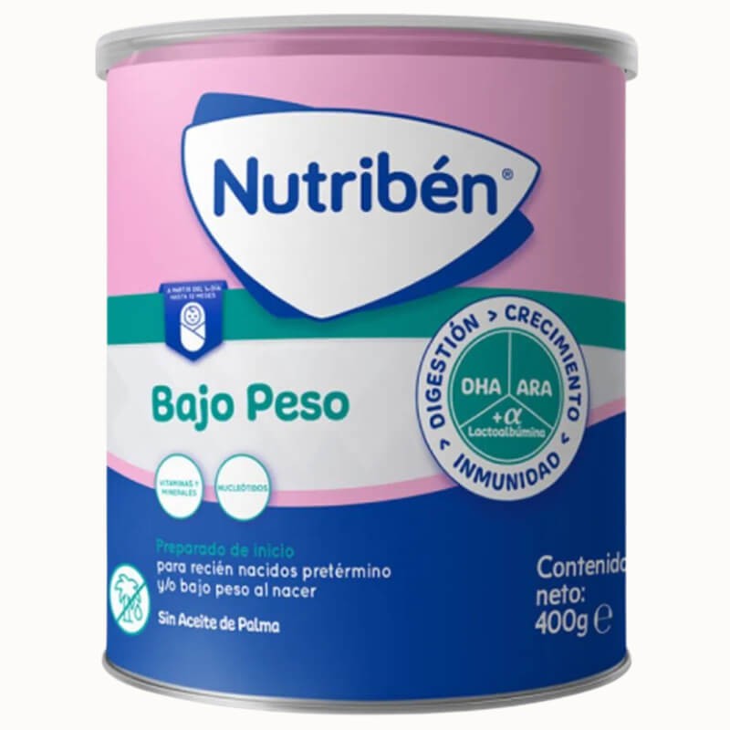 NUTRIBEN RECIEN NACIDO BAJO PESO 400 NUTRIBEN RECIEN NACIDO BAJO PESO 400