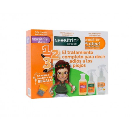  NEOSITRIN PACK CHAMPU + SPRAY GEL + PROTECT 