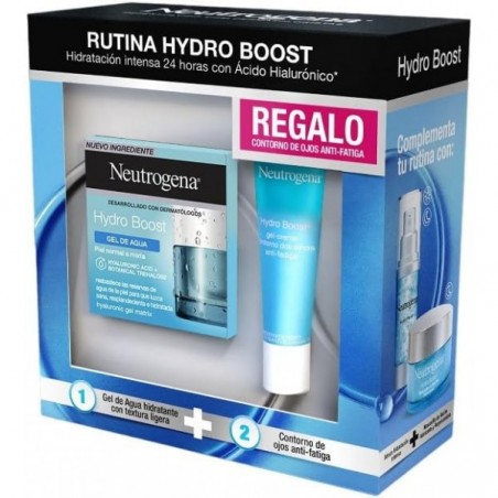  NEUTROGENA HYDRO BOOST CREMA GEL + CONTORNO DE OJOS ANTI-FATIGA 1 ENVASE 50 ML + 1 ENVASE 15 ML PACK 