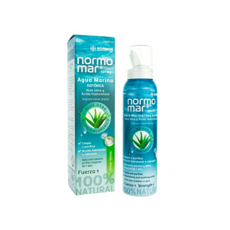  NORMOMAR SPRAY AGUA MARINA ALOE VERA Y AC HIALURÓNICO 120 ML 