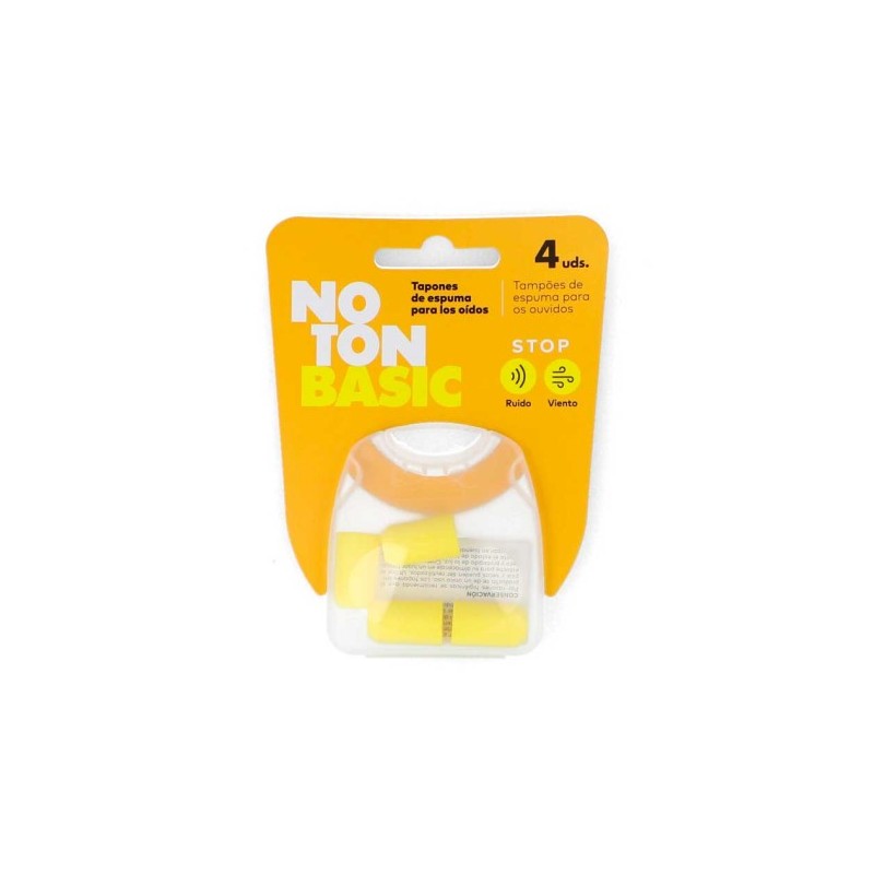 NOTON TAPONES OIDOS ESPUMA 4 UDS NOTON TAPONES OIDOS ESPUMA 4 UDS