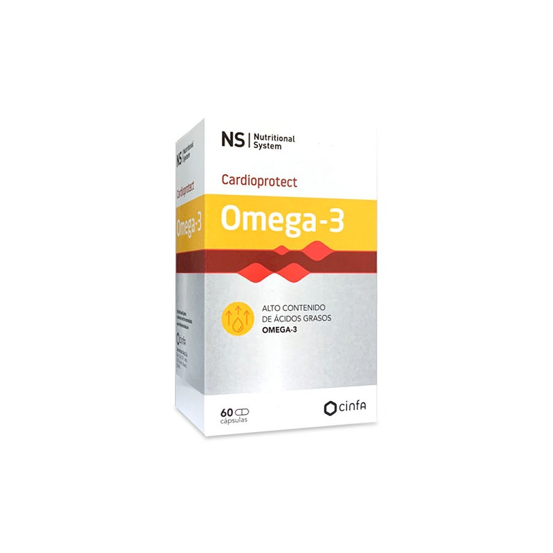 NS CARDIOPROTECT OMEGA-3 60 CAPSULAS NS CARDIOPROTECT OMEGA-3 60 CAPSULAS