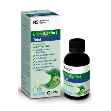  NS DIGESTCONFORT TOTAL GOTAS 1 ENVASE 20 ML SABOR NEUTRO 